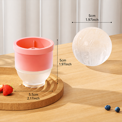 🔥🎁Nyhet 50 % RABATT🔥🧊 Silikonform för stora isbollar – flexibel, lätt att ta ur & perfekt för is, choklad, gelé & bakverk, tål frys & diskmaskin 🧁