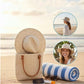 🌸 50% RABATT NU! 🌸 Vikbar, stickad solhatt (fedora) – Dam