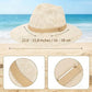 🌸 50% RABATT NU! 🌸 Vikbar, stickad solhatt (fedora) – Dam