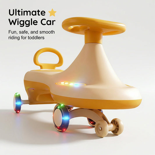 🔥🎁Nyhet 50 % RABATT🔥Wiggle-leksaksbil för barn med tysta hjul
