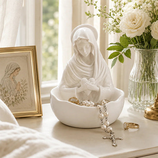 🔥🎁Nyhet 50 % RABATT🔥🙏 Madonnaskål – för dina skatter och din frid