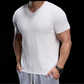 🔥🎁Nyhet 50 % RABATT🔥🦶 Andningsbar V-ringad Stickad T-shirt