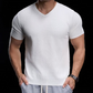 🔥🎁Nyhet 50 % RABATT🔥🦶 Andningsbar V-ringad Stickad T-shirt