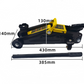 🔥🎁Nyhet 50 % RABATT🔥Tung 2T Hydraulisk Golvdomkraft