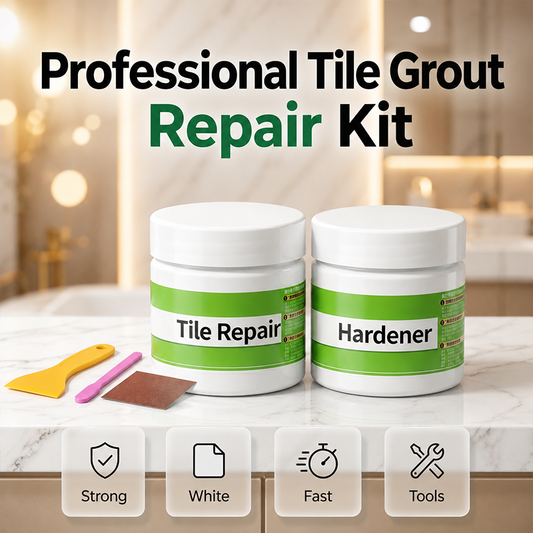 ile Grout Repair Kit – Ta bort sprickor, återställ glansen 🧱✨ Professionell reparation på några minuter – inga förkunskaper krävs, inget kladd, bara perfekta resultat! 🛠️💎