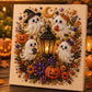 ⏳Tidsbegränsat specialerbjudande: 50 % rabatt⏰👻 Halloween-spökpärlkonst – gör-det-själv-kit – Skapa ett glittrande, läskigt-gulligt mästerverk till ditt hem