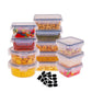 🔥🥡 50% OFF! Food Storage Container Set – multiple sizes, leak-proof, reusable – keep food fresh longer. 💪🧊