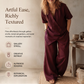 🔥🎁Nyhet 50 % RABATT🔥✨ Kvinnlig asymmetrisk topp och vida ben-set i modern stil– Chic Stil med Maximal Komfort ✨