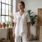🔥🎁Nyhet 50 % RABATT🔥✨ Kvinnlig asymmetrisk topp och vida ben-set i modern stil– Chic Stil med Maximal Komfort ✨