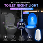 🔥🎁Nyhet 50 % RABATT🔥🔥🚽✨ Toalettbelysning med rörelsesensor – RGB-belysning, uppladdningsbar, desinficerande och rolig!
