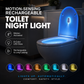 🔥🎁Nyhet 50 % RABATT🔥🔥🚽✨ Toalettbelysning med rörelsesensor – RGB-belysning, uppladdningsbar, desinficerande och rolig!