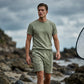 🔥🎁Nyhet 50 % RABATT🔥Set med lättviktig T-shirt och shorts för män i fritidsstil