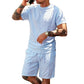 🔥🎁Nyhet 50 % RABATT🔥Set med lättviktig T-shirt och shorts för män i fritidsstil