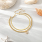 🔥🎁Nyhet 50 % RABATT🔥📿✨ Halsband med initialer – vattentåligt, allergivänligt, en perfekt present!
