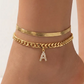 🔥🎁Nyhet 50 % RABATT🔥📿✨ Halsband med initialer – vattentåligt, allergivänligt, en perfekt present!