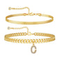 🔥🎁Nyhet 50 % RABATT🔥📿✨ Halsband med initialer – vattentåligt, allergivänligt, en perfekt present!