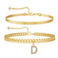 🔥🎁Nyhet 50 % RABATT🔥📿✨ Halsband med initialer – vattentåligt, allergivänligt, en perfekt present!