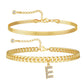 🔥🎁Nyhet 50 % RABATT🔥📿✨ Halsband med initialer – vattentåligt, allergivänligt, en perfekt present!