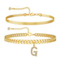 🔥🎁Nyhet 50 % RABATT🔥📿✨ Halsband med initialer – vattentåligt, allergivänligt, en perfekt present!