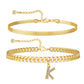 🔥🎁Nyhet 50 % RABATT🔥📿✨ Halsband med initialer – vattentåligt, allergivänligt, en perfekt present!