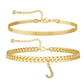 🔥🎁Nyhet 50 % RABATT🔥📿✨ Halsband med initialer – vattentåligt, allergivänligt, en perfekt present!