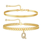 🔥🎁Nyhet 50 % RABATT🔥📿✨ Halsband med initialer – vattentåligt, allergivänligt, en perfekt present!