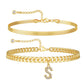 🔥🎁Nyhet 50 % RABATT🔥📿✨ Halsband med initialer – vattentåligt, allergivänligt, en perfekt present!