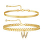 🔥🎁Nyhet 50 % RABATT🔥📿✨ Halsband med initialer – vattentåligt, allergivänligt, en perfekt present!