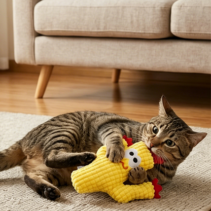 🐱🧸 Kattleksak i plysch med kattmynta – bita, leka, koppla av! 🌿😸