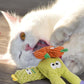🐱🧸 Kattleksak i plysch med kattmynta – bita, leka, koppla av! 🌿😸