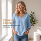 👚 50% RABATT NU! ✨ V-ringad Damblus – Bekväm Vardagsstil med Elegant Passform – Perfekt för Kontor & Fritid – Andningsbar & Lätt 🌸