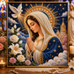 🔥🎁Nyhet 50 % RABATT🔥DIY Faith Diamond Art – hängningssats