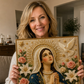 🔥🎁Nyhet 50 % RABATT🔥DIY Faith Diamond Art – hängningssats