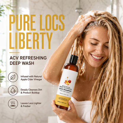 🔥🎁Köp 2 få 1 gratis🔥🧼 Djuprengörande Schampokit för Dreadlocks – Fräsch Känsla & Enkel Locs-vård