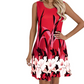 🔥🎁Nyhet 50 % RABATT🔥Casual ärmlös tankklänning med blommönster för damer