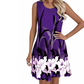 🔥🎁Nyhet 50 % RABATT🔥Casual ärmlös tankklänning med blommönster för damer