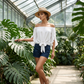🎉 2026 Rea — Över 25 000 Sålda! 💞 Dam Casual Off-Shoulder Söt Rosett Fram Sommarblus – Luftig Sommarelegans 🌸