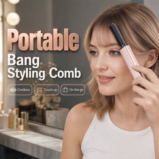 ⏳🔥 50 % RABATT NU! ✨ Portabel Trådlös Mini Hårstyler med Kam – För Mer Volym & Naturligt Fylligare Hår 💇‍♀️