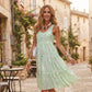 🔥🎁Nyhet 50 % RABATT🔥👗Topptips – Midi-klänning i lager med rund halsringning – luftig, ärmlös silhuett som passar både dag och kväll 🌿