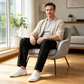 🔥🎁Nyhet 50 % RABATT🔥Slim-fit-byxor för män i fritidsstil med elastisk midja