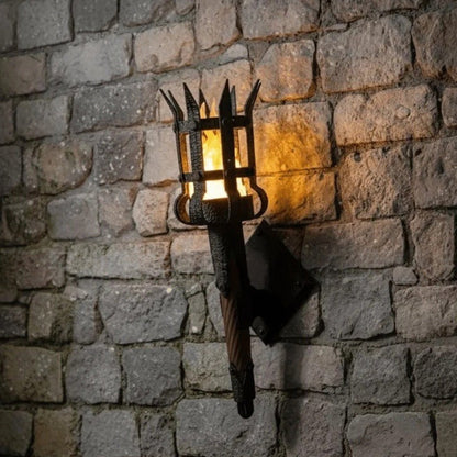 🔥🎁Nyhet 50 % RABATT🔥Medeltida fackelvägglampa – vintage-vägglampa med flammeffekt