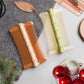 🔥🎁Nyhet 50 % RABATT🔥[Specialgåva] Dubbelsidig kam med fina tänder i bambu för hårstyling
