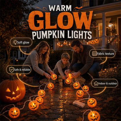 🔥🎁Nyhet 50 % RABATT🔥Pumpa-ljusslinga för mysig festdekoration och varm atmosfär