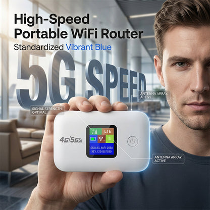 🔥🎁Nyhet 50 % RABATT🔥Bärbar mobil WiFi-hotspot med 4G/5G LTE