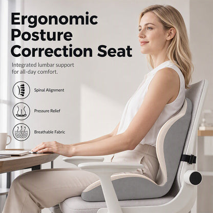 🪑 50 % RABATT NU! ✨ Ergonomisk Sittdyna i Memory Foam med Ryggstöd – Bekväm & Stödjande För Hem, Kontor & Bil