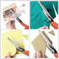 🔥🎁Nyhet 50 % RABATT🔥✂️Multifunktionell taksax med tandad design – perfekt för sömnad, quiltning, scrapbooking, läderarbete och grönsaksklippning 🧵✨