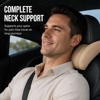 🔥🎁Nyhet 50 % RABATT🔥🚗💤 Lindra tröttheten vid bilkörning! Universell nackkudde av minneskum för bilens nackstöd, ergonomisk nackkudde för långa bilresor