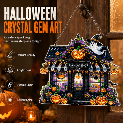 🔥🎁Nyhet 50 % RABATT🔥Halloween-kit för att göra egna glittrande konstverk att hänga upp