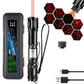 🛠️Bärbar, uppladdningsbar laserficklampa med rött och grönt ljus – USB-uppladdningsbar justerings- och inspektionsenhet för mekaniker✨