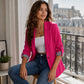 ☀️🧥Nyheter – Elegant kofta-blazer – mjukt fall och mångsidiga stylingmöjligheter, från kontoret till kvällen